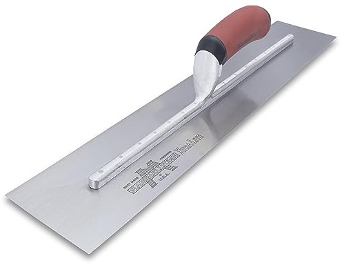 MARSHALLTOWN High Carbon Steel Finishing Trowel, 12.7 x 45.7 cm, Made in USA, MXS815D