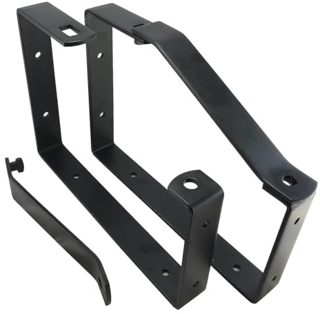 BPS® Dual Locking Ladder Storage Brackets | Wall/Ceiling Mounted | Hardened Steel Padlocks | Heavy Duty