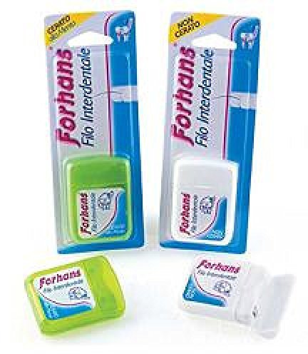 Forhans Filo Interdentale Non Cerato Aromatizzato Menta, 2 Unità