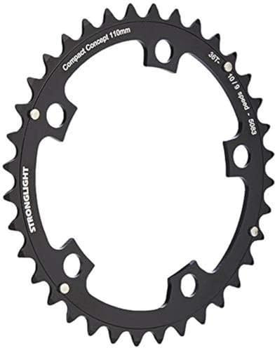 Stronglight Unisex – Erwachsene 5-arm/110 stk Kettenblatt, Schwarz, 52 zähne EU