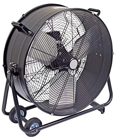 Prem-i-Air 24 (61 cm) Portable Drum Fan - with wheels