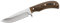 Herbertz Messer Gürtelmesser Pakkaholz-Schalen Gesamtlänge: 21.9cm, grau, M