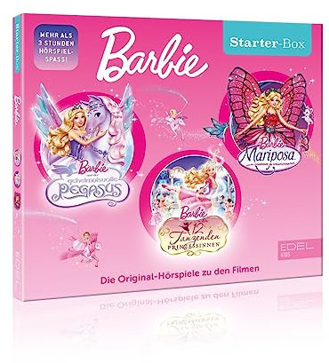 Barbie - Starter-Box - Die Original-Hörspiele zu den Filmen (Der geheimnisvolle Pegasus, Die 12 tanzenden Prinzessinnen, Mariposa)