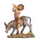 Krippenfigur Kind auf Esel (287) 12 cm Typ Holz Fontanini