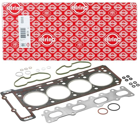 ELRING 124.910 Dichtungssatz Zylinderkopf ohne Zylinderkopfhauben-Dichtung ohne Ventilschaftabdichtung Kompatibel mit MERCEDES-BENZ C-Klasse Limousine W203 1110106820 A1110106820 | Kompatibel mit: MERCEDES-BENZ C-CLASS, C-CLASS Coupe, C-CLASS T-Model, C-CLASS T-Model, CLK, CLK Cabriolet, E-CLASS