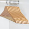 Jago® Bügel aus Holz - inkl. Hosensteg und Schlaufenkerben, Haken 360 Grad drehbar, im 30er, 50er oder 100er Set - Kleiderbügel, Holzkleiderbügel, Garderobenbügel, Wäschebügel