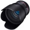 Samyang 50/1,5 Objektiv Video DSLR Canon EF manueller Fokus Videoobjektiv 0,8 Zahnkranz Gear, Porträtobjektiv schwarz