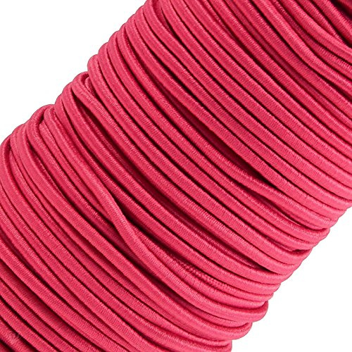 50m Spule Gummikordel Gummischnur 3mm Bekleidungsgummi Hutgummi, 27 Farben