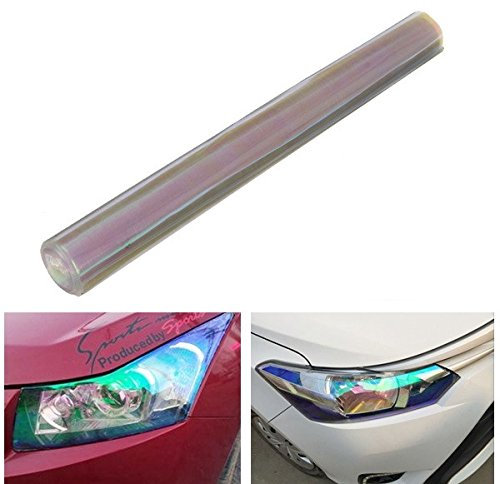 Alamor 30Cmx120Cm Transparent Farbton Folie Aufkleber Wrap Für Scheinwerfer Nebel Licht Schwanzlampe