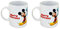 VDP - 2 tazze da caffè Disney Topolino in porcellana
