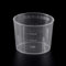 fivekim 10Pieces 15Ml Clear Plastic Measuring Cup Graduated Measure Beaker Measuring Medicine Cups For Lab Experimental Supplies Transparent