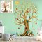 XXL Wandtattoo Set verschiedene Motive| Kinderzimmer Aufkleber bunt Wanddeko 195 x 135 CM Baumhaus Baum Igel EXKLUSIV