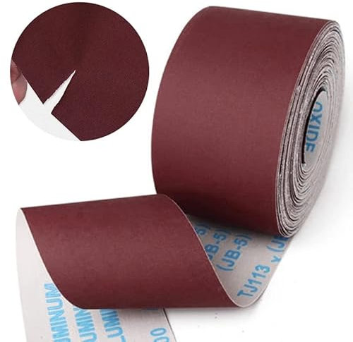500 Grits Sanding Rolls 5 Meter, Sanding Paper, Flexible Abrasive Sandpaper Roll for Polishing Grinding, Emery Cloth For Metal Wood Tools