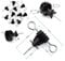Electric Fence Gate Anchors Screw Insulator Hook Gate Bolted Universal Gate Insulator Round Shape For Wooden Posts (10)