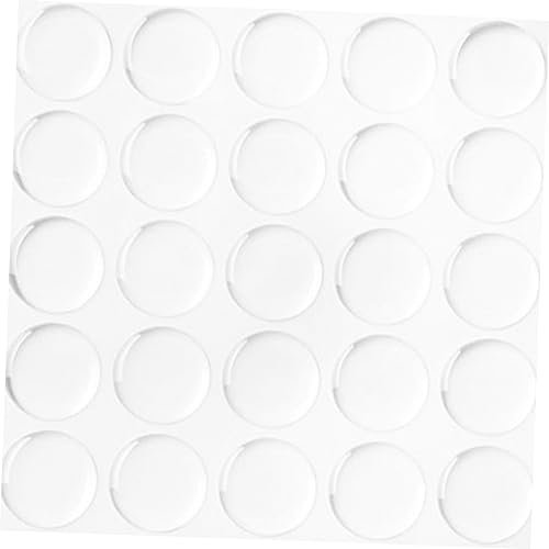 Garneck 300 Stück Runde Aufkleber Transparentes Epoxidharz Transparente Aufkleber Kreis-Epoxidharz-Aufkleber Bastel-Epoxid-Aufkleber Flaschen-Epoxid-Aufkleber