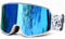 SPOSUNE Ski Goggles Over Glasses with Dual lens | Anti-fog Anti-UV Snow Goggles for Men Women Youth Skiing Snowmobile…