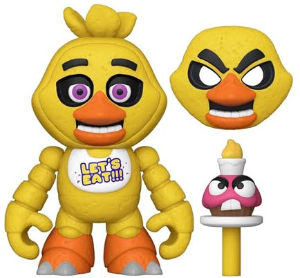 Five Nights at Freddy's Snaps! Snap & Swap Figure, Playset, Chica with Storage Room, Overseas Game, Horror App, Western Game, FNAF CHICA