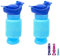 2 Pieces Urinal For Men And Wome,Mobile Toilette Für Unterwegs Auto,Urinflasche Männer,750 Ml Urinflasche,Urine Bottle, Funnel For Car, Travel