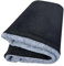 Wollhuhn Warmer Jungen/Mädchen UNSER WÄRMSTER Winter Loop/Schlauchschal/Schlupfschal Zwei Lagen Fleece Zum Wenden (Schwarz/Anthrazit)