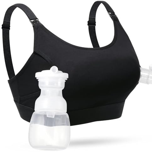 momcozy Pumping Bra Black