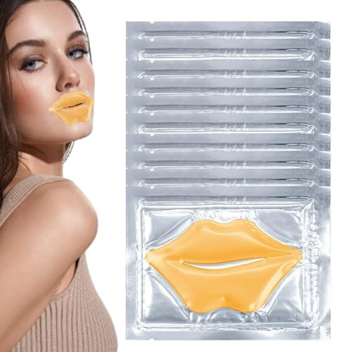 Lip Mask, 10pieza, Labiales Hidratantes Para El Cuidado De Los Labios, para más gruesos grandes volumizing hidratante labios carnosos, humectante para labios secos, Almohadillas De Gel Labial