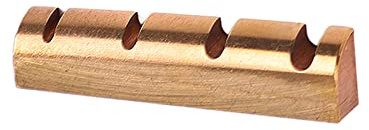 Grcfumo Electric Acoustic Guitar Brass Nut, Bass Pre Slotted Guitar Nut, Instrument Part Accessories for Friends or Music Lovers (GL230 4 String)