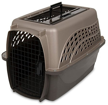 Petmate 2 Door Top Load carrier , 24 Inch, Pearl Tan