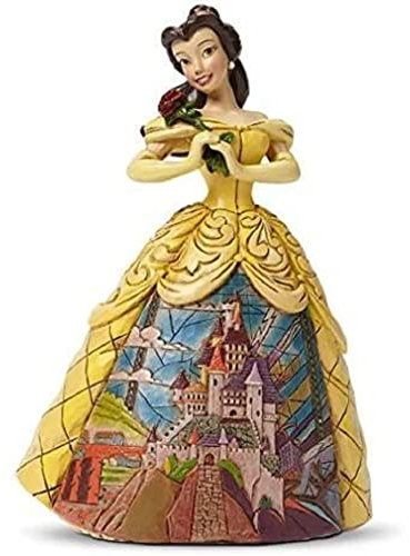 Enesco 4045238 Figurine Belle, PVC, Multicolore, 8x10x12 cm