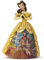 Enesco 4045238 Figurine Belle, PVC, Multicolore, 8x10x12 cm