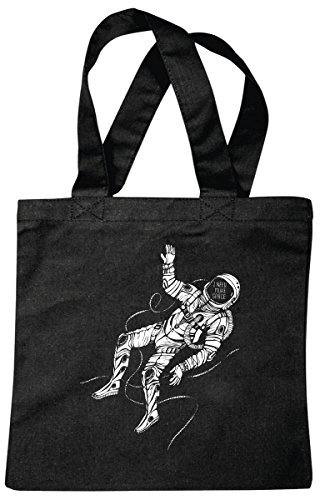 Reifen-Markt Tasche Umhängetasche Astronaut - Kosmonaut - Russische - Raumfahrt Einkaufstasche Schulbeutel Turnbeutel in Schwarz