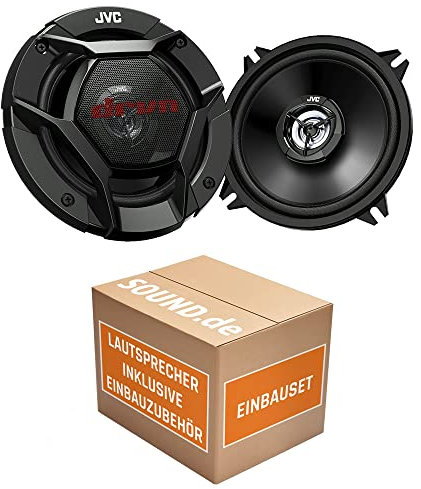 Lautsprecher - Einbauset passend mit JVC CS-DR520 13cm 2-Wege Koax für Mercedes Vito Viano W639 Front Heck