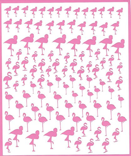 Flamingo Collection (# Flamingo Press On Nail Stickers Pink #)