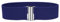 Syuer Damen Breiter Elastischer Taillengürtel Cinch Gürtel Trimmer Stretchbund (XXL-XXXL (88-108cm), Marineblau (Schnalle Silber))