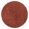 Carpetsale24 Runder Hochflor Teppich 200 cm Terrakotta, Flauschiger Wohnzimmerteppich, modern weich & stilvoll, für große Räume & zentrale Platzierung