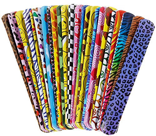 GOLDGE 24pcs Bunte Schnapparmbänder zum Kindergeburtstag für Kinder