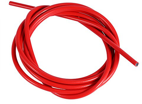 Bicycle Brake Cable, 2m Shifter Cable, Universal Bike Inner Brake Cable Housing Hose, Bicycle Brake Cable Replacement Accessories for Mountain and Road Bike (5 mm Red)