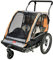 Allen Sports Deluxe Steel 2-Kind Fahrradanhänger und Kinderwagen, Modell AS2-O, Orange