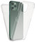 NALIA 360 Grad Handyhülle kompatibel mit iPhone 11 Pro, Full-Cover Silikon Bumper mit Displayschutz vorne Hardcase hinten, Hülle Komplettschutz Dünn Fullbody Case Handy-Tasche, Farbe:Transparent