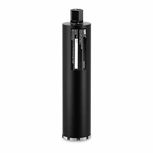 MSW Scie Trépan Diamant Cloche Béton Diamantée Mèche Emporte-Pièce Foret Pour Carotteuse Carottage À Trous MSW-DCD-400/102 (ø 102 mm x 400 mm, Raccord 1 ¼ (G 1), Voie Sèche Et Humide, 96,3 HRB)