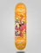 Skateboard Deck Toy Machine TM Pizza Sect 7.75 Orange