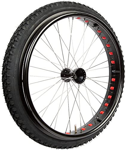 Rollstuhlrad FabaCare Fat Wheel, Outdoor Antriebsrad für Rollstuhl, Ersatzrad für Gelände, bis 75 kg, Kugellager 12 mm