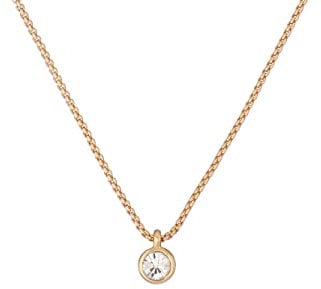 Ted Baker Sininaa Crystal Pendant Necklace For Women (Gold/Crystal)