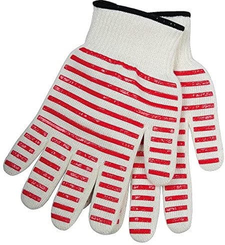 Heat-Resistant Oven Gloves/Gauntlets with Fingers (Gauntlets)