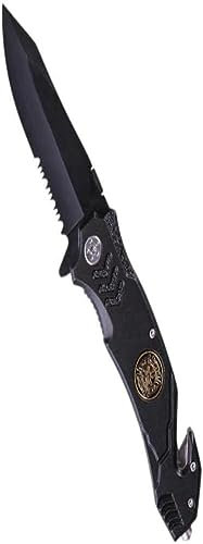 Mil-Tec One-Hand Messer Schwarz Einheitsgröße