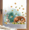 wolga-kreativ Fenstersticker Fensterbilder Glasdekorfolie Motiv Fensterfolie Fenstertattoo Herbst Waldtiere REH Hase Blätter Aufkleber Sticker Fenster Küche Kinderzimmer Wohnzimmer