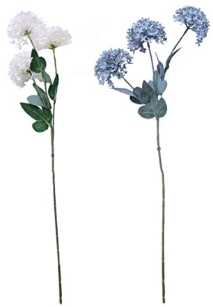 VILLCASE 2stücke Künstliche Hortensienblüten Simulation Blumen Für Hochzeitsdeko Blumendekor Zubehör Für Blumenarrangements Mit Feiner Verarbeitung