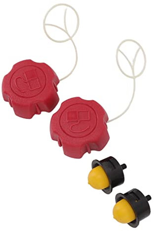 Hidyliu 2 Set Rasenmäher-Tankdeckel-Primerbirnen-Ersatzteil-Set für Fuxtec FX RM 1630 1855 1860 2055 2060 2060PRO