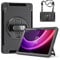 Junfire Case for Lenovo Tab P11 2nd Gen 11.5 inch 2022 (TB350FU / TB350XU), Rugged Protective Case with Rotating Kickstand Hand Strap Shoulder Belt for Lenovo Tab P11 Gen 2 Case, Black