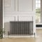 Greened House 3 Column Raw Metal Horizontal Column Radiator 600mm H x 999mm W Traditional Classic Style