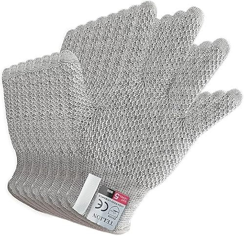 Ovnshery Schnittschutzhandschuhe Hohes Schnittschutz EN388 - Schnittfeste Handschuhe für den täglichen Gebrauch, Küchenhandschuhe